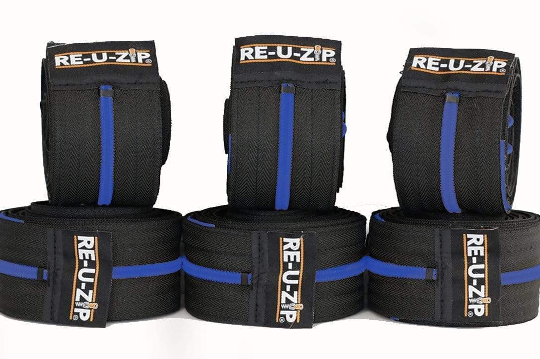 RE-U-ZIP™ PRO BUNDLE - Reusable Dust Barrier Entry System with Magnetic Strip, 6 Blue Zippers, 16 Mounting Refills, 2 Carry Cases & 12 Zip Ties | Dust Control for Home Renovation, Construction Sites & DIY Projects