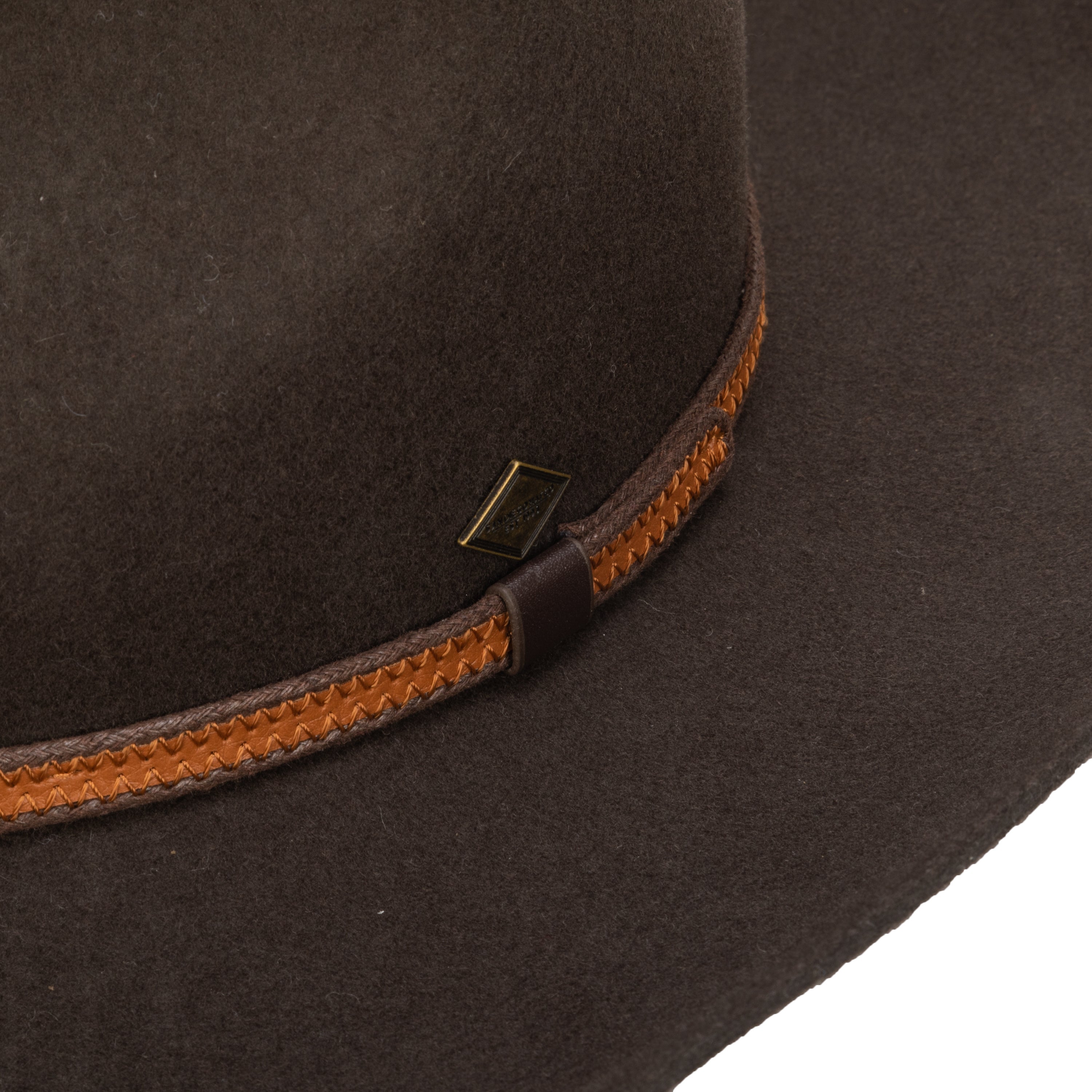 Stylish Men's Wool Felt Western Fedora Hat with Faux Leather Band - Perfect for Cowboy Costume, Country Music Festival & Vintage Fashion Outfits