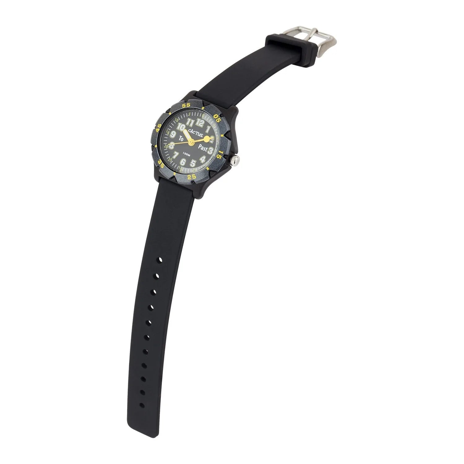 Cactus HERO Waterproof Digital Watch for Kids - Learn to Tell Time - Perfect for Swimming, Outdoor Play & School Activities