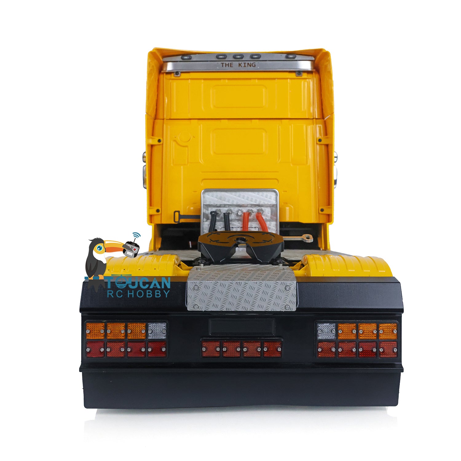 1/14 Scale LESU Metal Chassis 4X4 RC Tractor Truck Kit - DIY Customizable Model Car with Motor, Servo, LED Lights & Sound System - Perfect for Off-Road RC Enthusiasts and Radio Controller Hobbyists