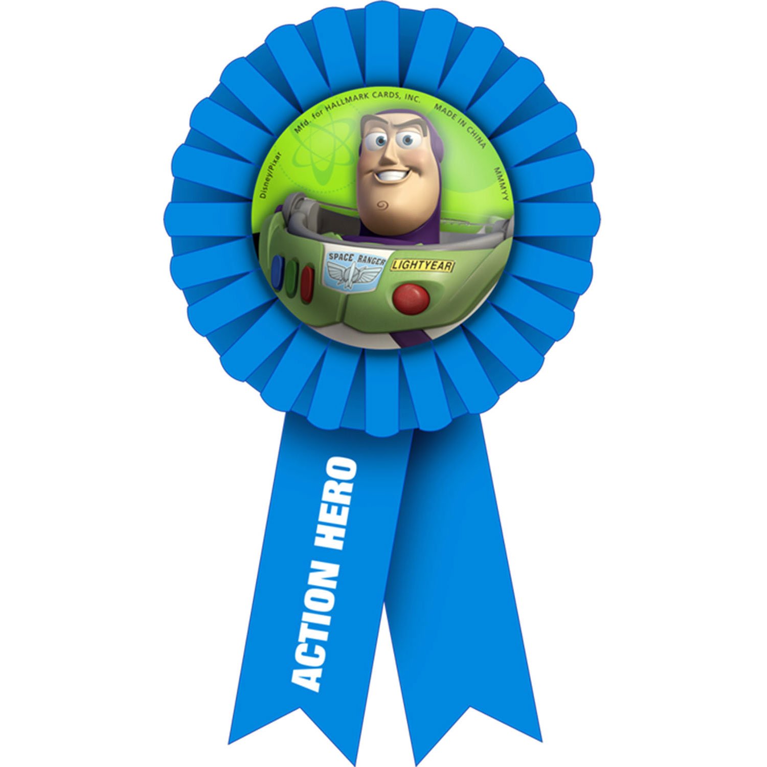 Toy Story 3 Award Ribbon - Official Disney Collectible Toy for Kids & Fans - Perfect for Birthday Gifts, Movie Nights & Disney Themed Parties