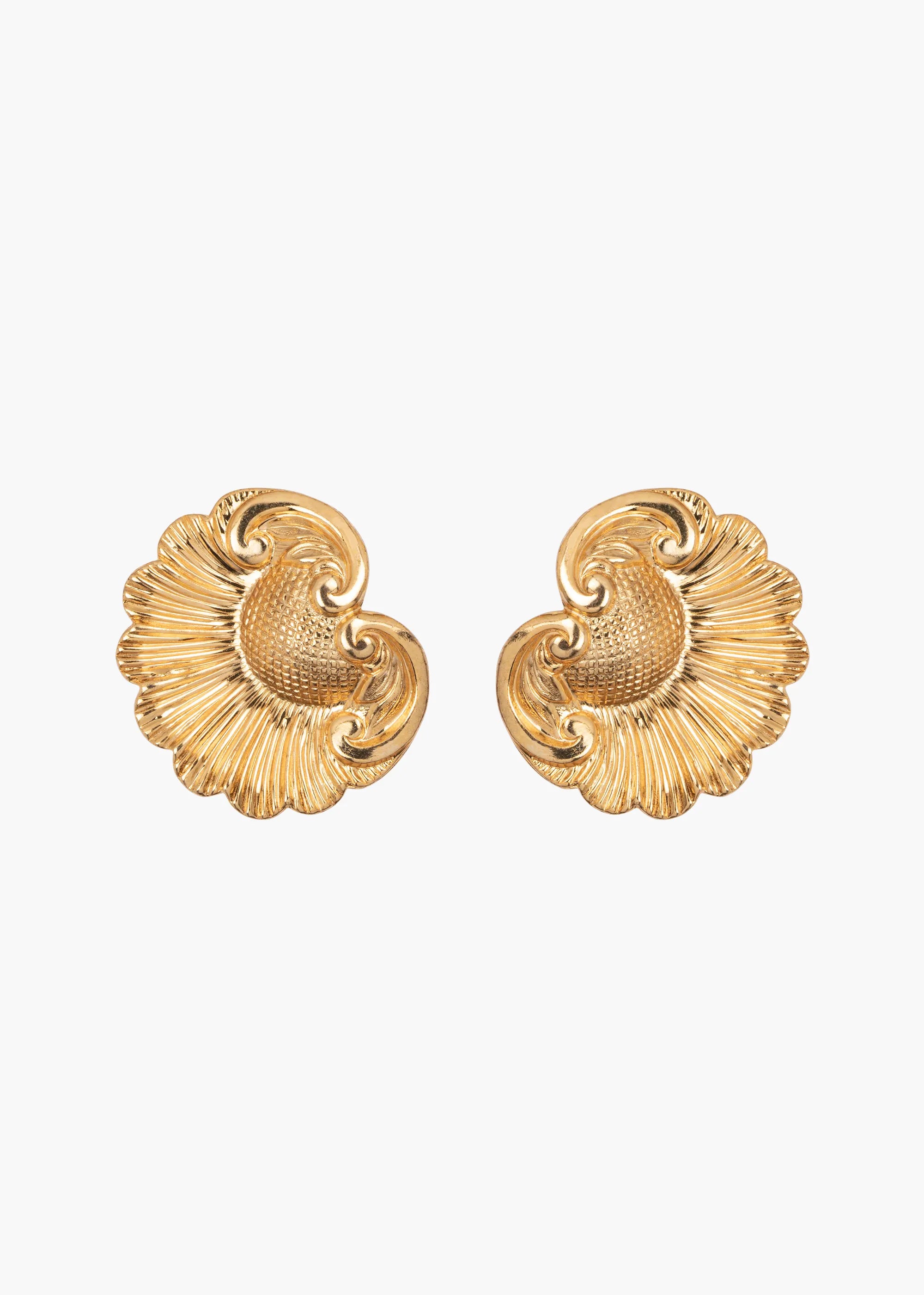 Jennifer Behr x Léanne Ansar Fidélité Gold Earrings - Elegant Dangle Earrings for Women, Perfect for Weddings, Parties & Special Occasions