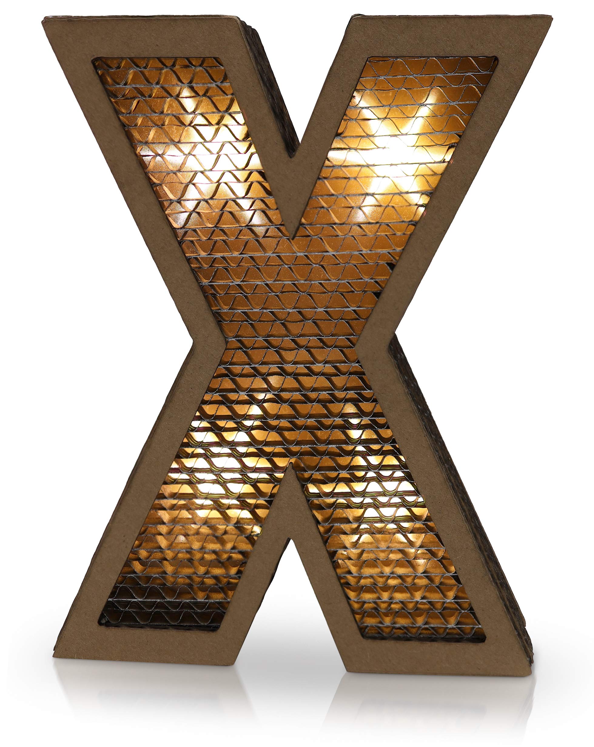 LED Light Up Marquee Letter X - Battery Operated Wall Decor for Bedroom, Living Room & Kids Room - Large Decorative Letters for Birthday Parties, Weddings & Home Decor - Romantic Lighting for Special Events