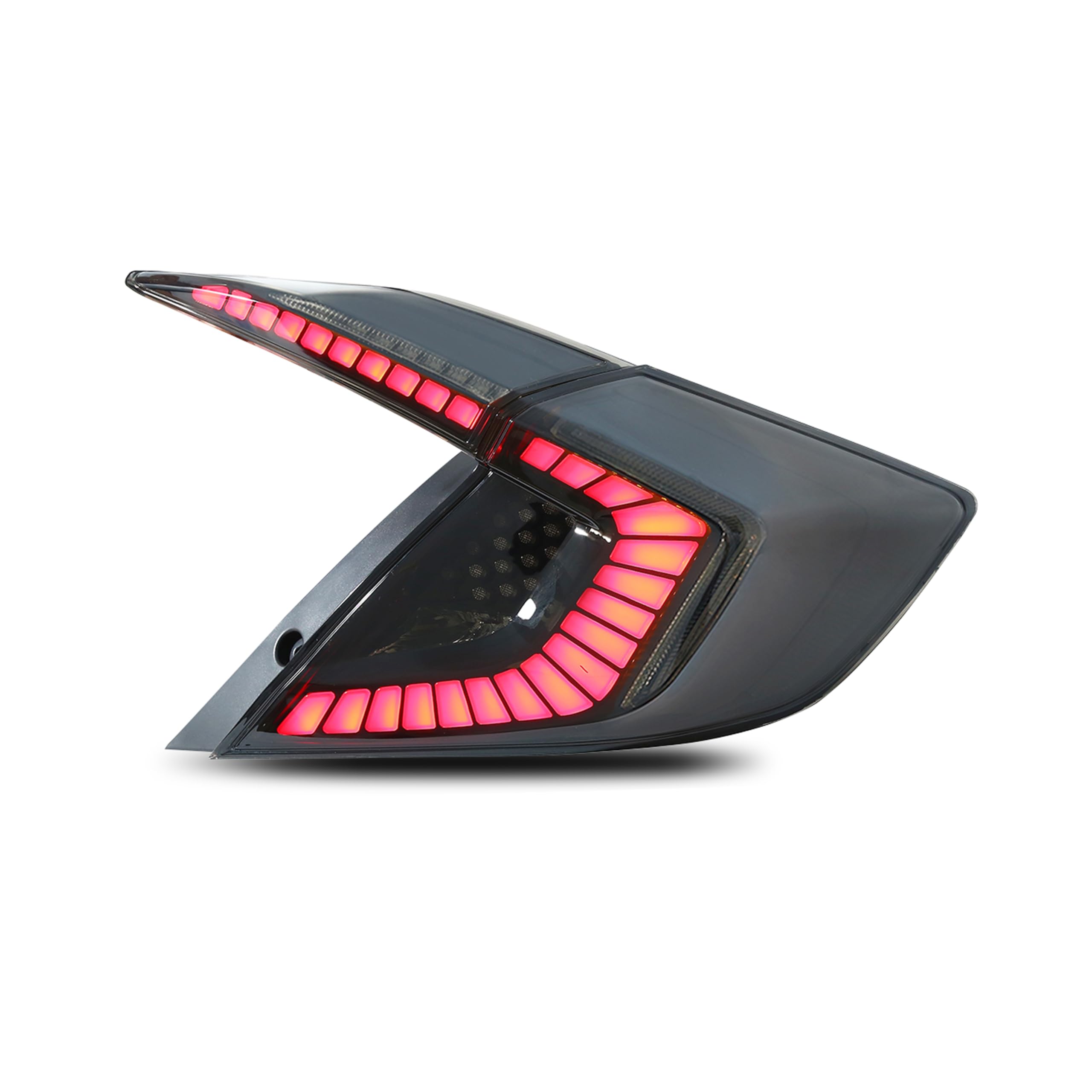Inginuity Time LED Tail Lights for Honda Civic 10th Gen (2016-2021) - DRL Startup Animation Rear Lamp Assembly - Not Compatible with Hatchback Models | Upgrade Your Ride for Enhanced Night Visibility & Style