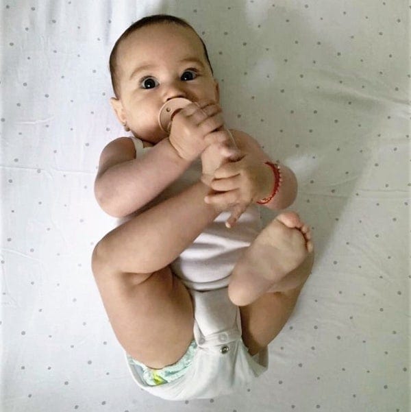 Elys & Co 2 Pack Soft 100% Cotton Pack N Play Sheets - Breathable & Hypoallergenic for Baby Crib & Portable Playard - Perfect for Nursery, Travel & Daycare Use