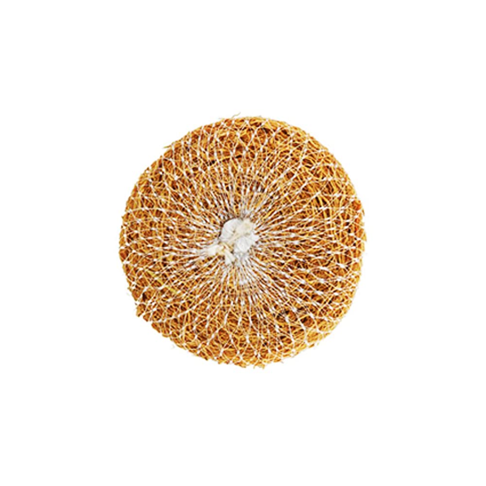 Handmade Vetiver Bath Scrubber – Natural Exfoliating Body Scrub with Cooling Vetiver Root for Stress Relief & Aromatherapy (Khus) – Pack of 1 | Spa Day Essential, Post-Workout Relaxation, Ayurvedic Self-Care Gift