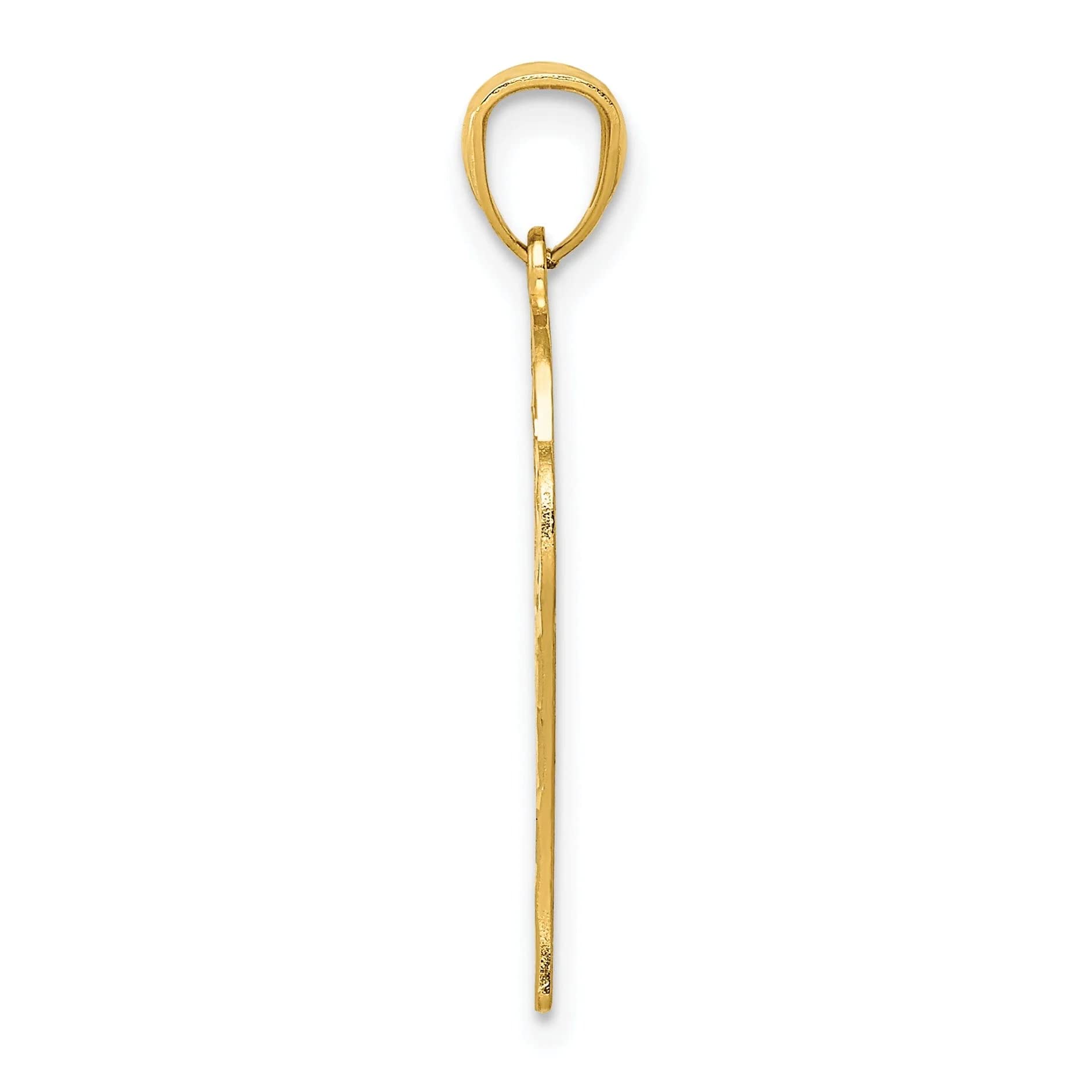 14K Yellow Gold Basketball in Net Charm Pendant - Elegant Jewelry Gift for Sports Lovers, Perfect for Necklace Layering & Everyday Wear