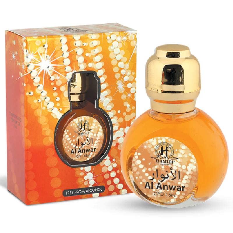 Premium Hamidi Al Anwar CPO 15ml Attar - Pure Arabic Fragrance Oil for Men | Alcohol-Free Concentrated Perfume Oil with Long-Lasting Scent | Perfect for Daily Wear, Special Occasions & Gift Giving