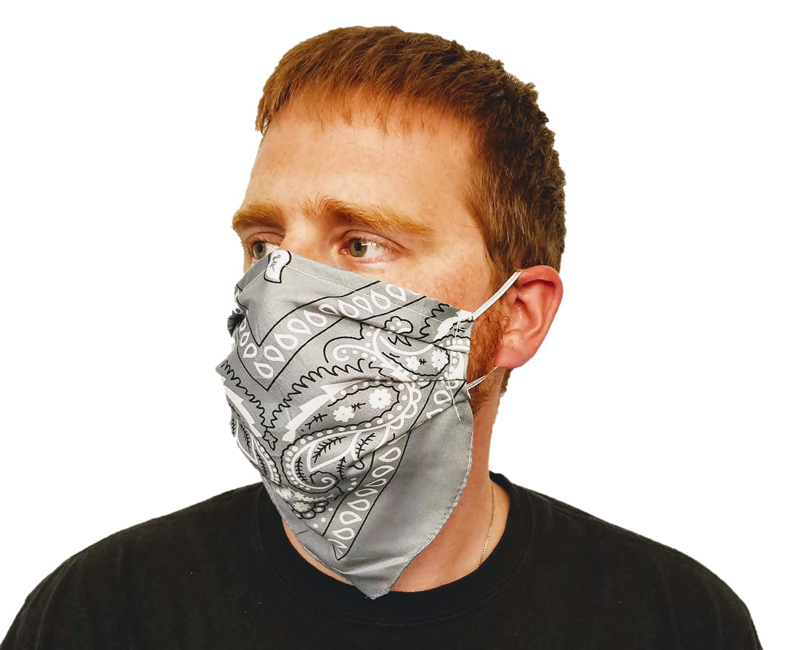 Double Layer Bandana Reusable Face Mask - Breathable & Washable for Outdoor Activities, Travel, and Daily Protection | Fashionable & Comfortable for Men & Women