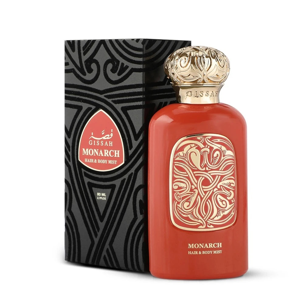 Monarch Hair & Body Mist 80ml - Natural Fragrance Spray for Women & Men | Long-Lasting Scent for Daily Use, Travel & Special Occasions
