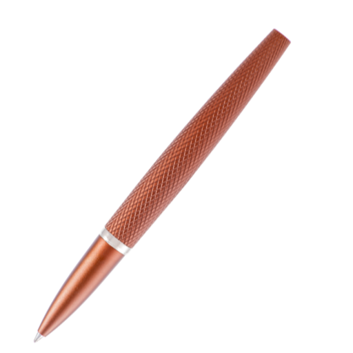 Diplomat Viper Guilloche Rollerball Pen - Premium Brown Fountain Pen for Writing, Business Signatures & Gift Giving