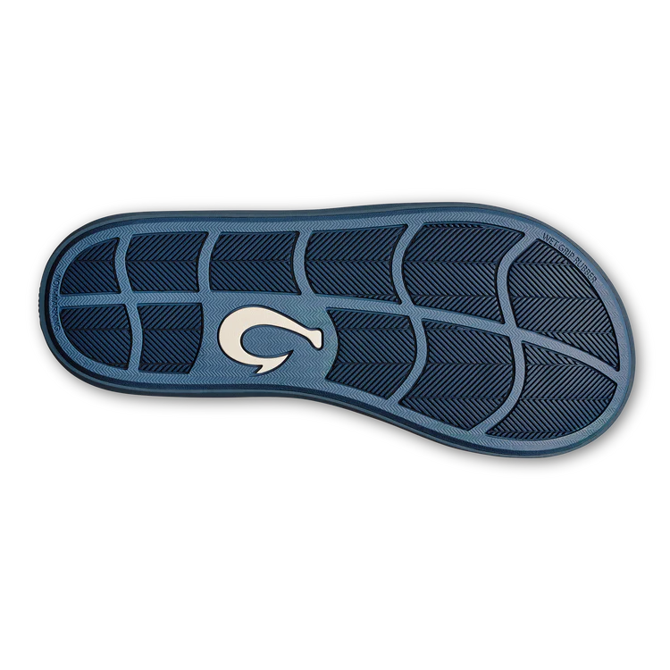 Olukai Pili Blue Men's Sandals - Comfortable & Durable Beach & Casual Walking Shoes for Men