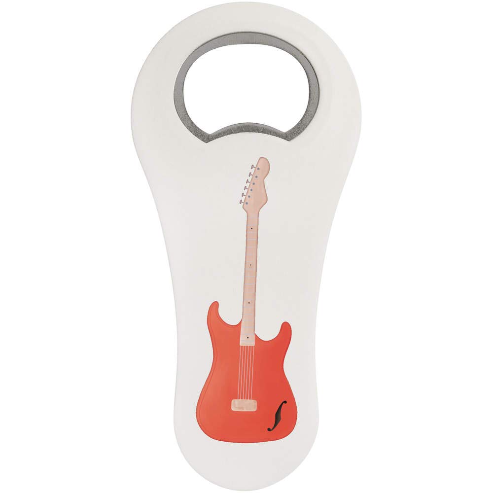 Azeeda Electric Guitar Shaped Bottle Opener and Fridge Magnet - BO00040131 - Perfect for Music Lovers, Home Bars, and Kitchen Decor