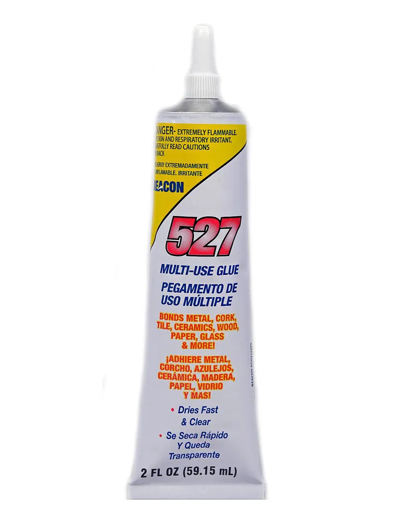 527 BEACON Multi-Purpose Fast-Drying Clear Adhesive Glue - Strong Bond for Crafts, DIY Projects, Home Repairs & School Supplies - Made in USA