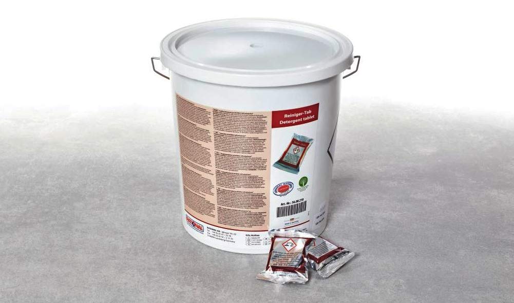 RATIONAL OEM Cleaning Tablets for Self Cooking Center 56.00.210A - 100 Tablets Bucket | Professional Commercial Kitchen Cleaning Solution for Restaurants & Catering Services