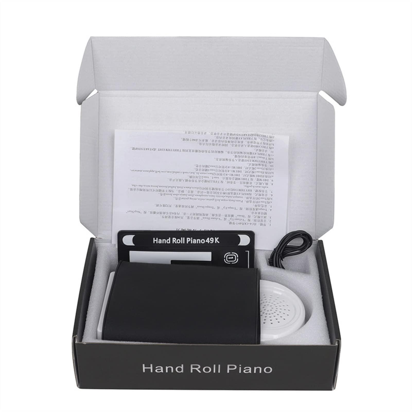 49-Key Electronic Folding Piano - Portable Roll Up Digital Keyboard with Built-in Speaker | Perfect for Home Practice, Travel & Music Learning