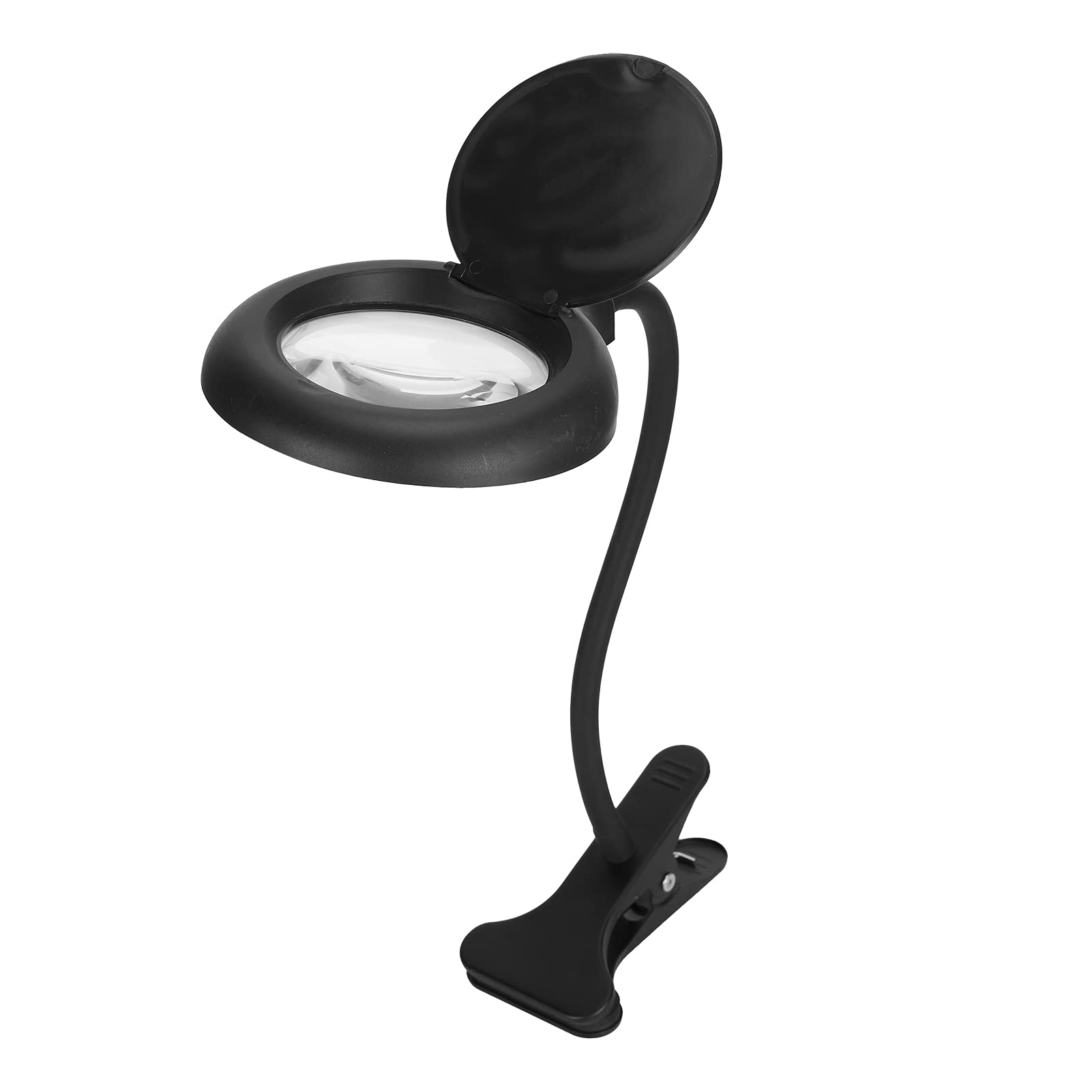 Rankomu USB LED Magnifier Desk Lamp with Adjustable Clip - Bright Reading Light for Books, Crafts & Electronic Repair | Perfect for Home Office, Study & Hobby Workstations