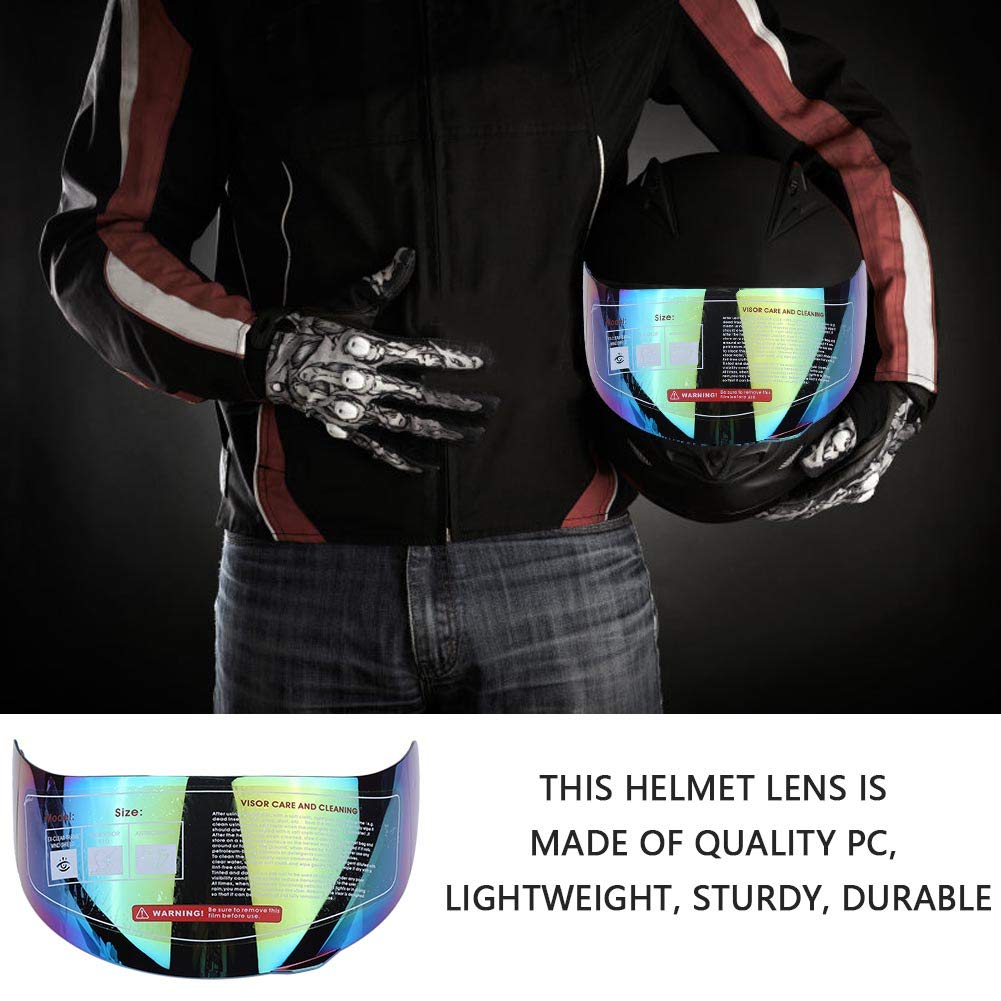 Aramox Universal Motorcycle Helmet Visor Lens - AGV K5 K3SV Replacement for Full Face Helmets - Riding Protection
