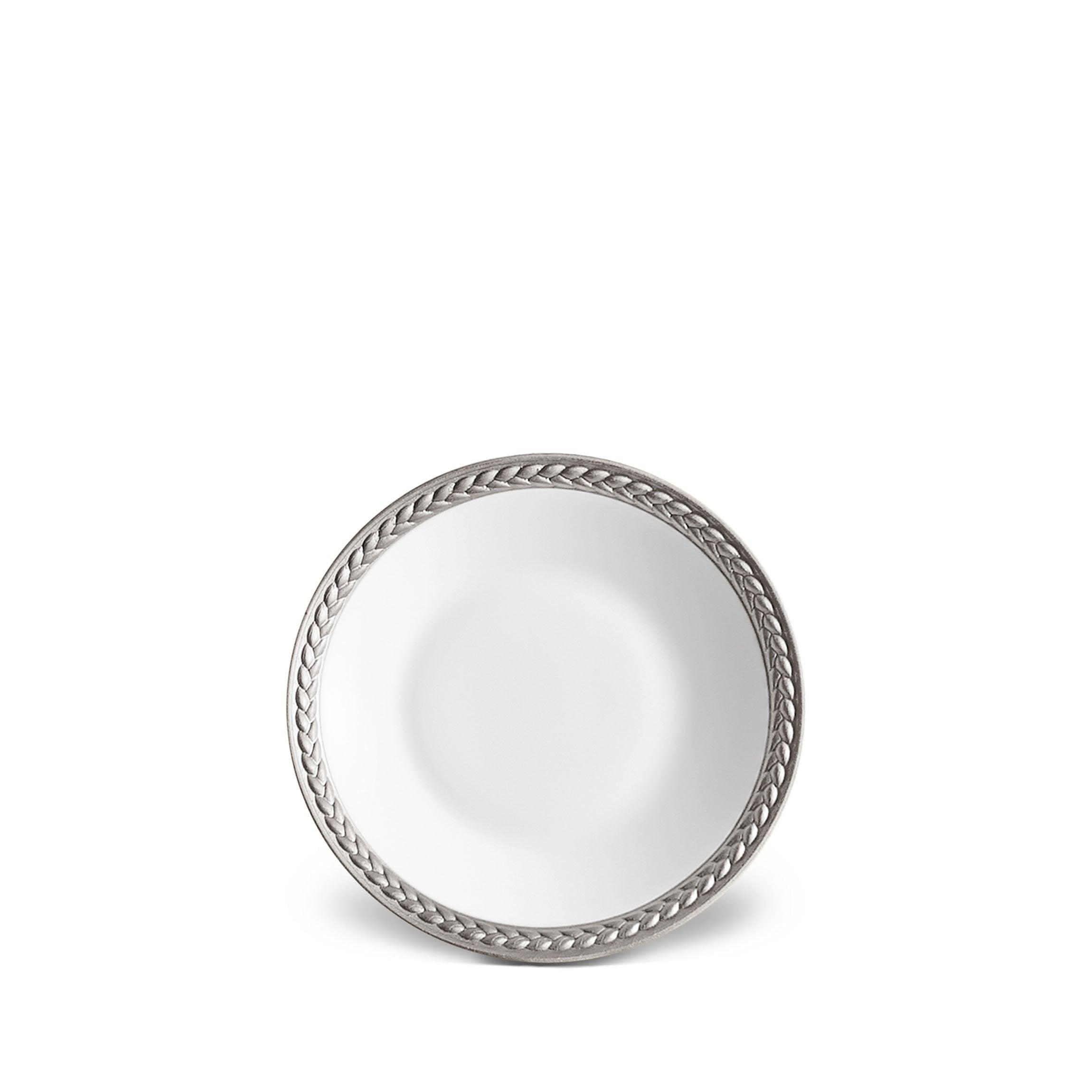 Braided Silk Sauce Dish with Spoon Rest - Elegant Dining Tableware for Sauces, Condiments & Utensils - Perfect for Restaurants, Dinner Parties & Home Kitchens