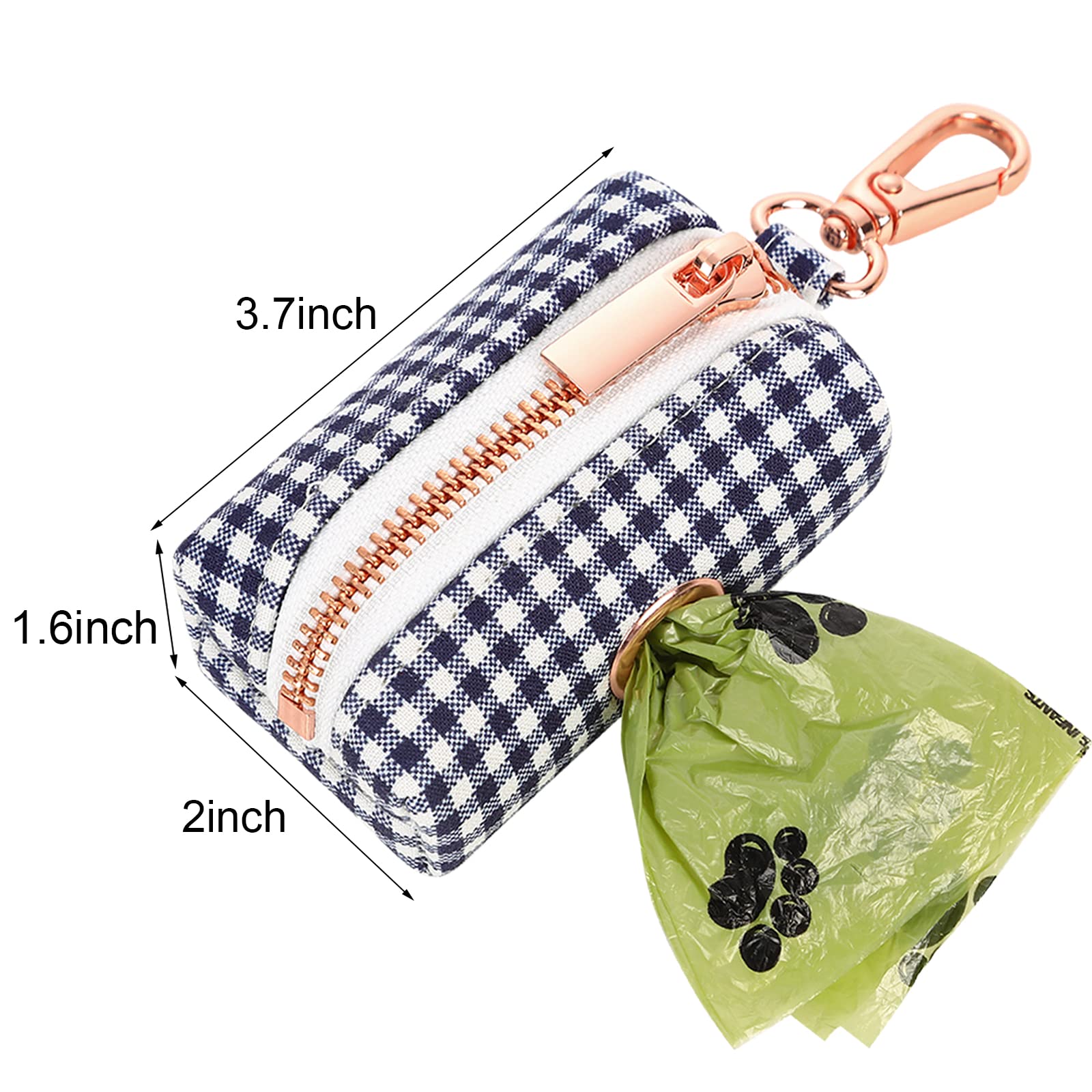 ARING PET Dog Waste Bag Dispenser - Portable Washable Flamingo Design Poop Bag Holder with Metal Zipper, Attaches to Any Dog Leash | Perfect for Walking, Hiking, Park Visits & Outdoor Adventures with Your Pet