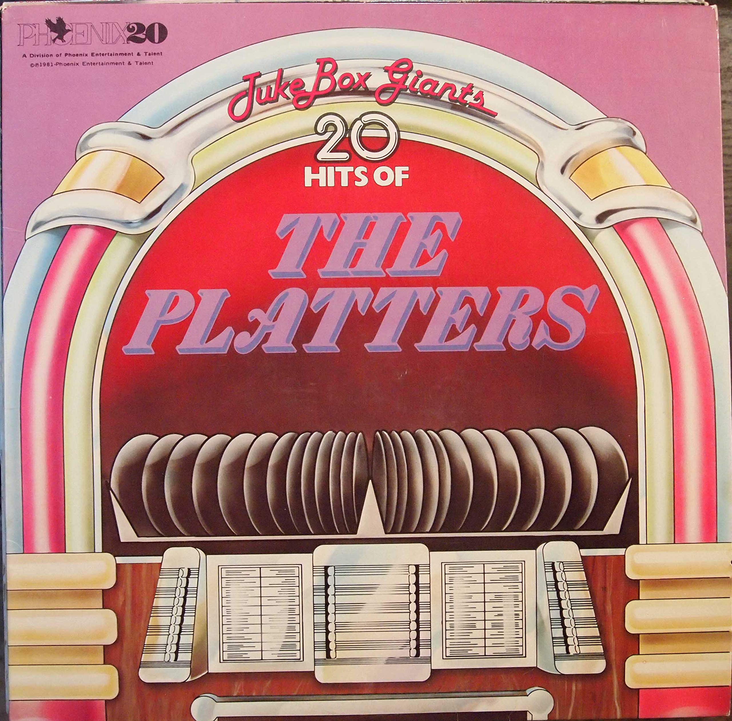 The Platters - 20 Greatest Hits LP Vinyl Record | Classic Doo-Wop & R&B Music for Collectors & Music Lovers | Perfect for Home Listening, Gifts & Vintage Music Enthusiasts