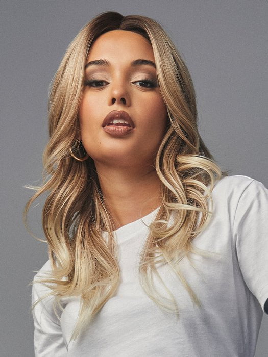 Allure Wavez Synthetic Lace Front Wig with Lace Part - Natural Looking Human Hair Wig for Women | Perfect for Cosplay, Daily Wear & Special Occasions