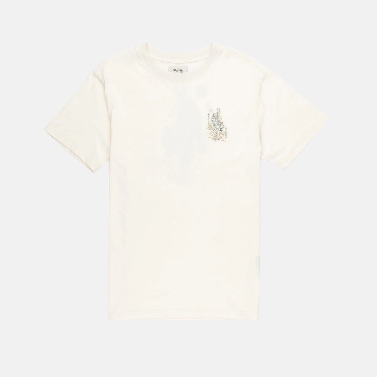 Aloha Tiger Graphic T-Shirt for Men - Vintage White Cotton Tee - Casual & Streetwear Style for Summer, Beach, and Travel