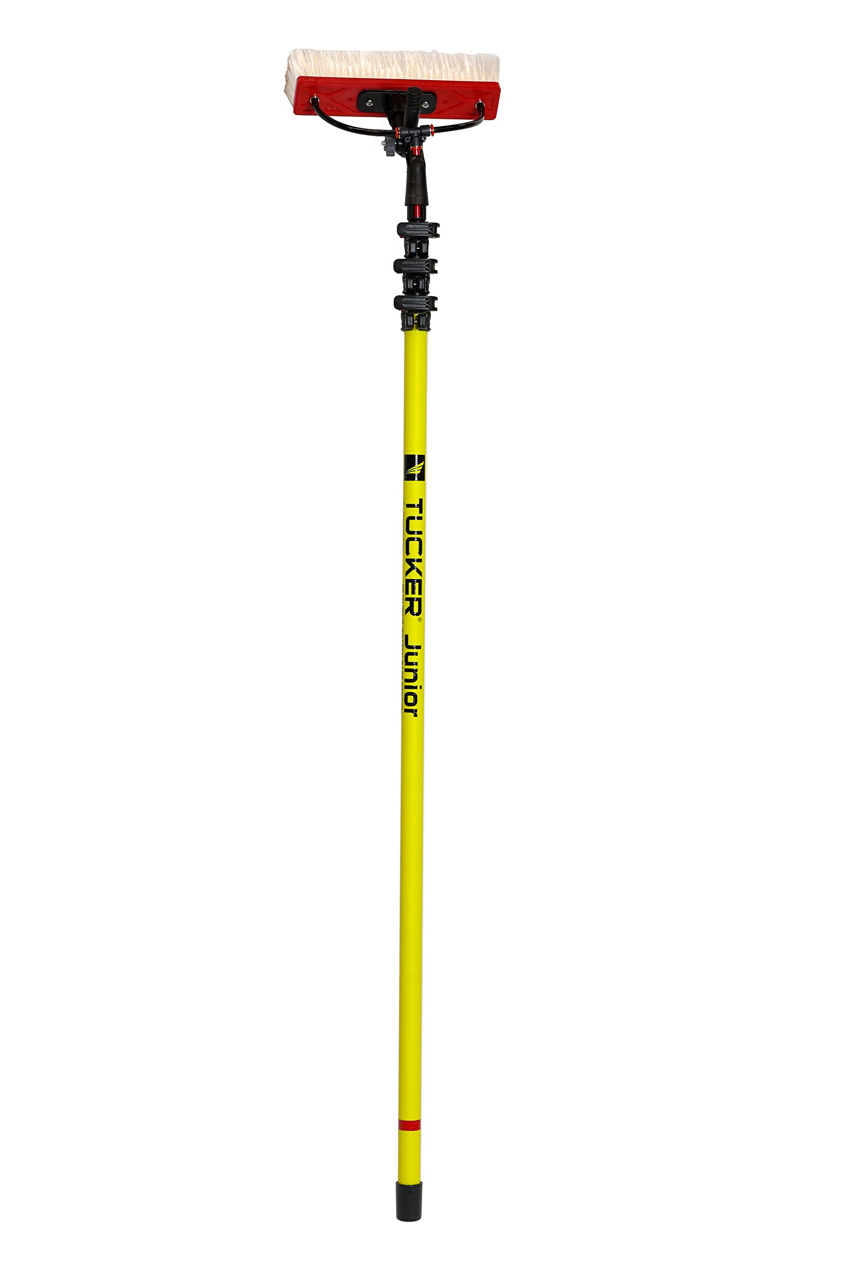 **RHG Products Tucker Junior 11-Foot Carbon Fiber Water Fed Pole System with Nylon Brush – Complete Kit for Commercial Window Cleaning, Solar Panels, Glass & High-Rise Surfaces – Ideal for Professional Cleaners & Exterior Maintenance**