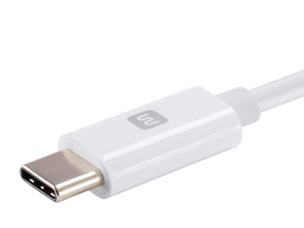 Monoprice Apple MFi Certified Lightning to USB-C Charging & Sync Cable - 3ft Fast Charging Cord for iPhone, iPad, iPod with Lightning Port (White) - Perfect for Home, Office & Travel Charging