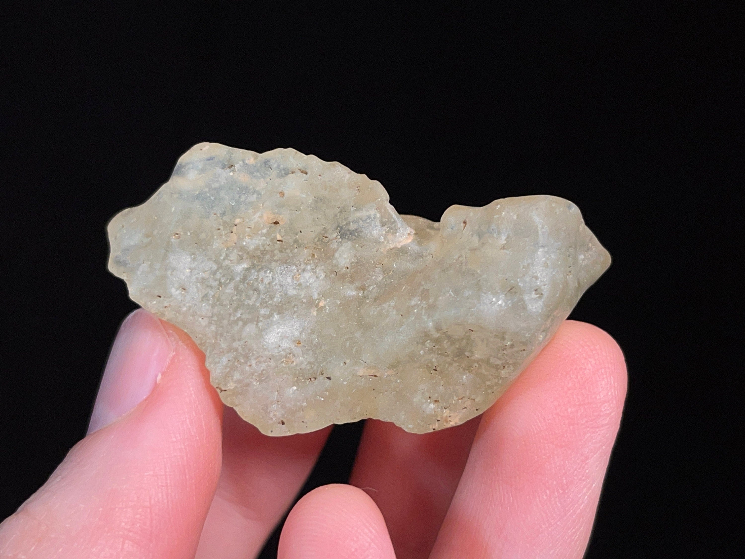 Libyan Desert Glass Raw Crystal - Rare 2A Grade 17.7g Metaphysical Healing Stone | Genuine Natural Gemstone for Meditation, Energy Work & Jewelry Making