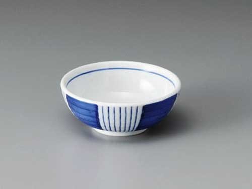 Premium GOSU Indigo Blue TOKUSA 12.5cm Small Porcelain Bowl - Perfect for Japanese Tea Ceremony, Sushi Dipping & Elegant Tableware