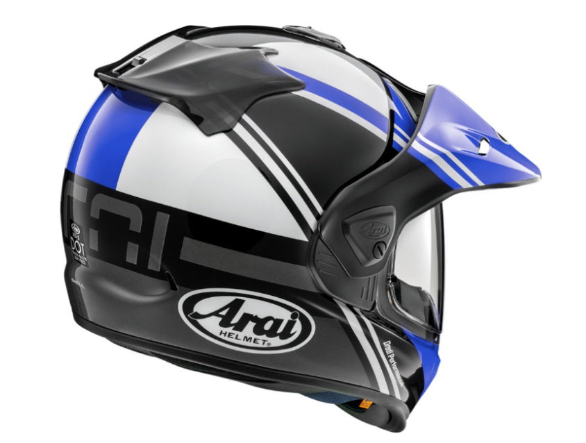 Arai XD 5 Cosmic Blue Full Face Motorcycle Helmet - DOT & ECE Certified for Street & Adventure Riding - Perfect for Commuting, Touring & Off-Road Adventures