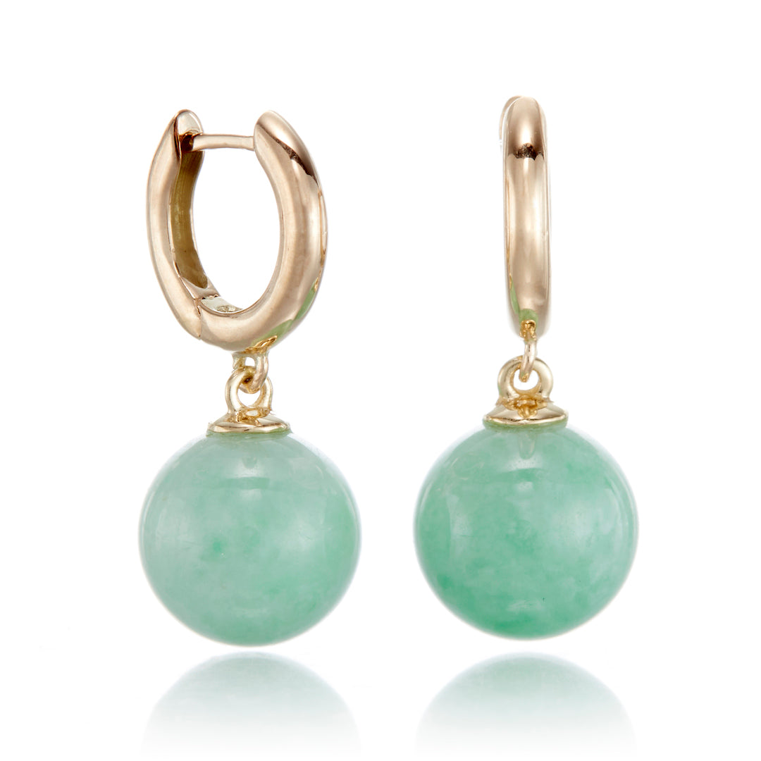 Apple Green Jade Soho Earrings – Elegant Handmade Jewelry for Women | Perfect for Parties, Weddings & Everyday Wear