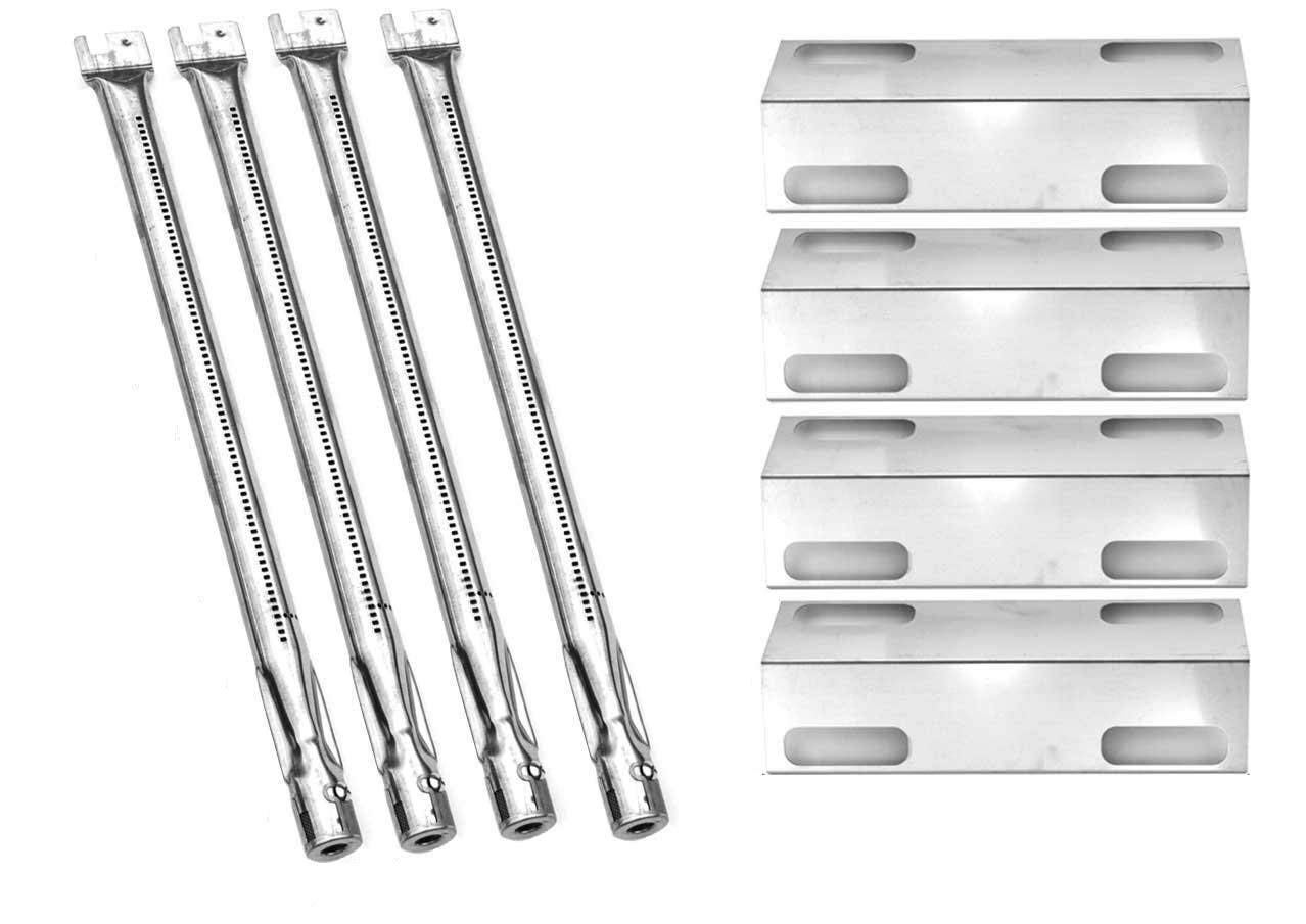 Ducane Affinity 4200 4400 & 4100 Gas Grill Replacement Kit - Stainless Steel Heat Plates & Burners - Perfect for Outdoor BBQ, Backyard Grilling, and Patio Cooking