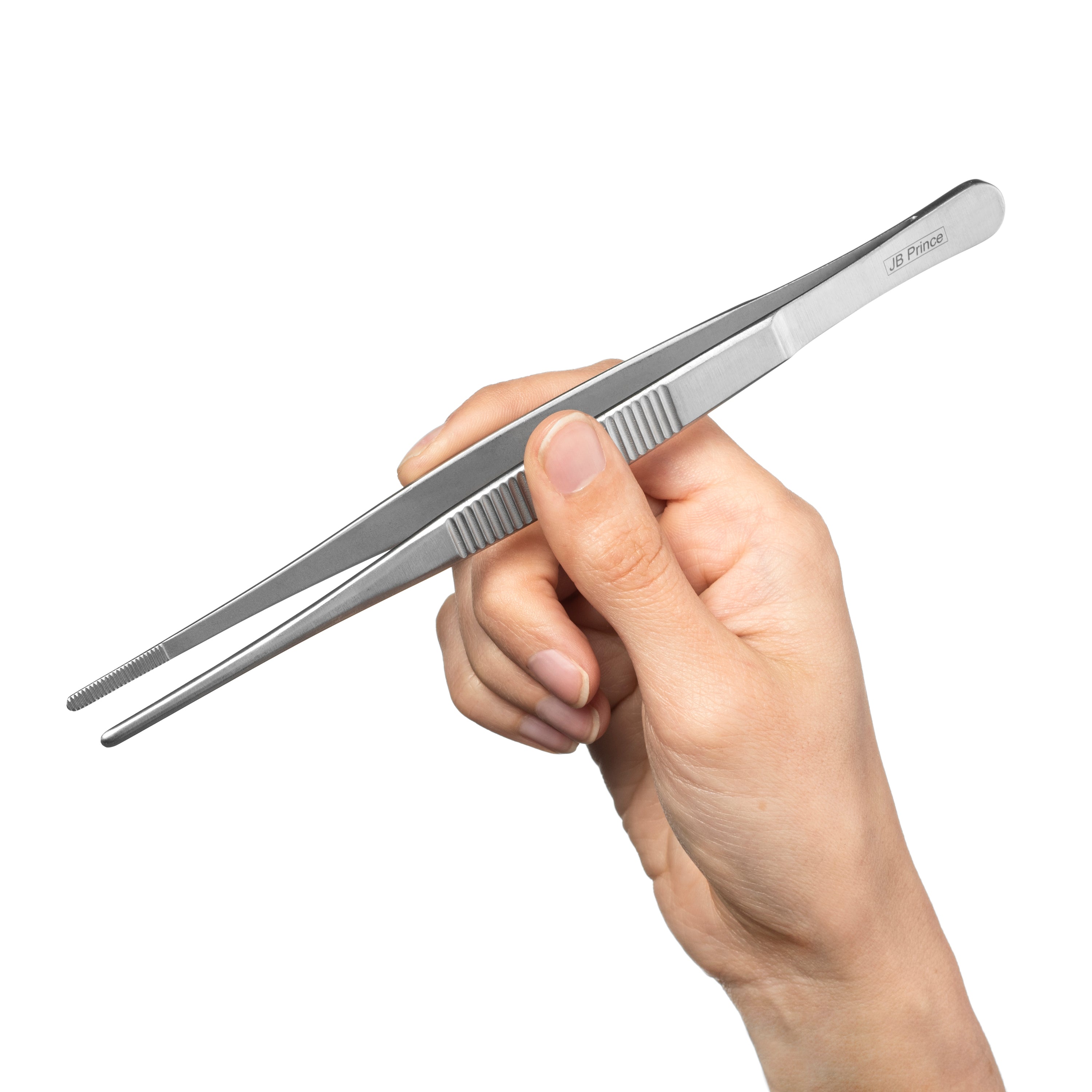 Professional 7.75 Inch Straight Tip Tweezers for Precision Work - Ideal for Electronics Repair, Jewelry Making & First Aid Kits