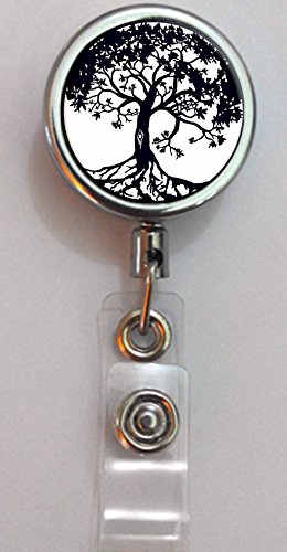 BlackKey Retractable ID Badge Holder with Lanyard & Clip for Office Security