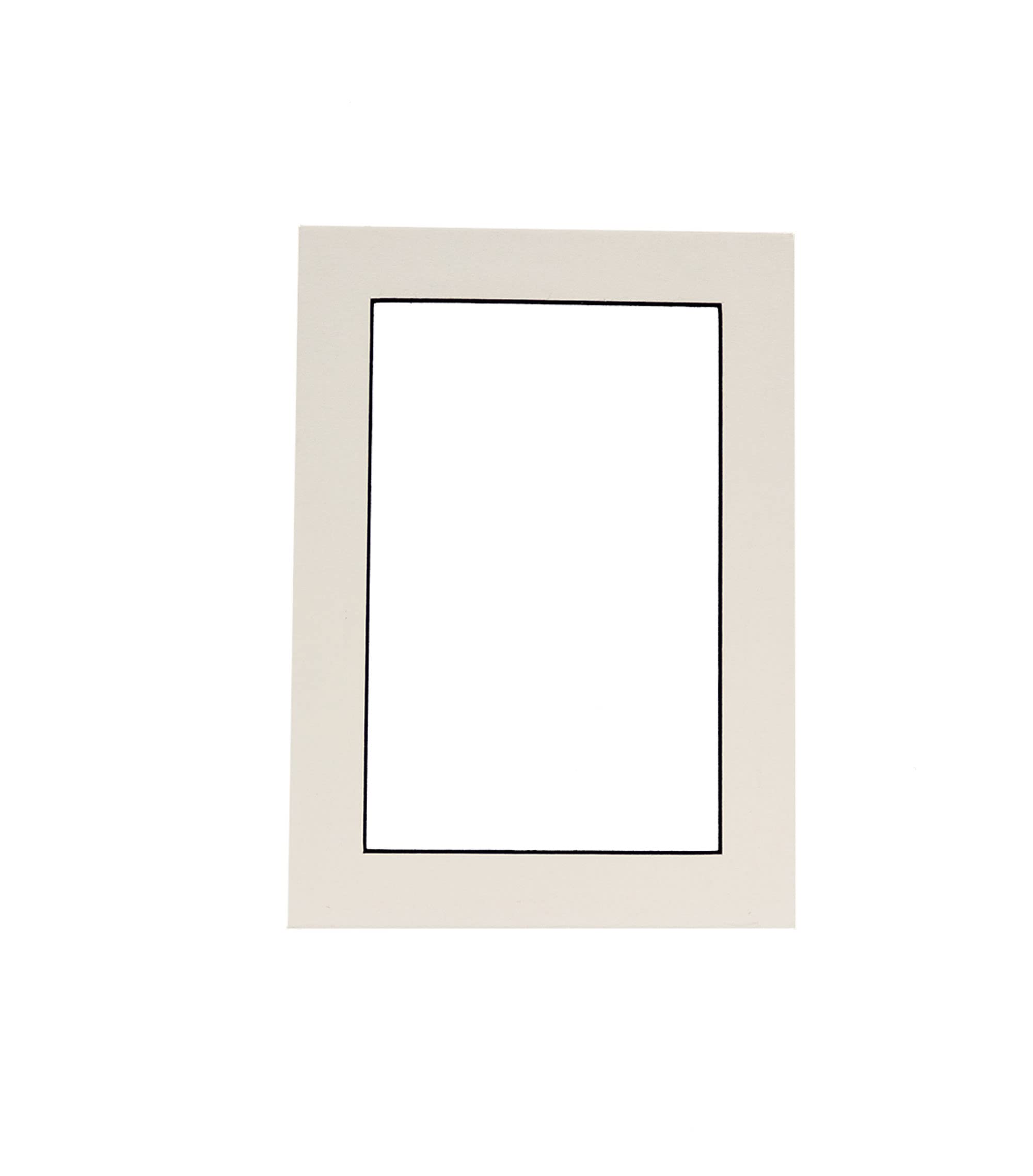 White Acid-Free 12x16 Picture Frame Mat with Black Core Bevel Cut for 8x12 Photos - Fits Standard 12x16 Frames - Includes Protective Bag & Backing Board - Perfect for Home Decor, Art Displays, and Photo Preservation