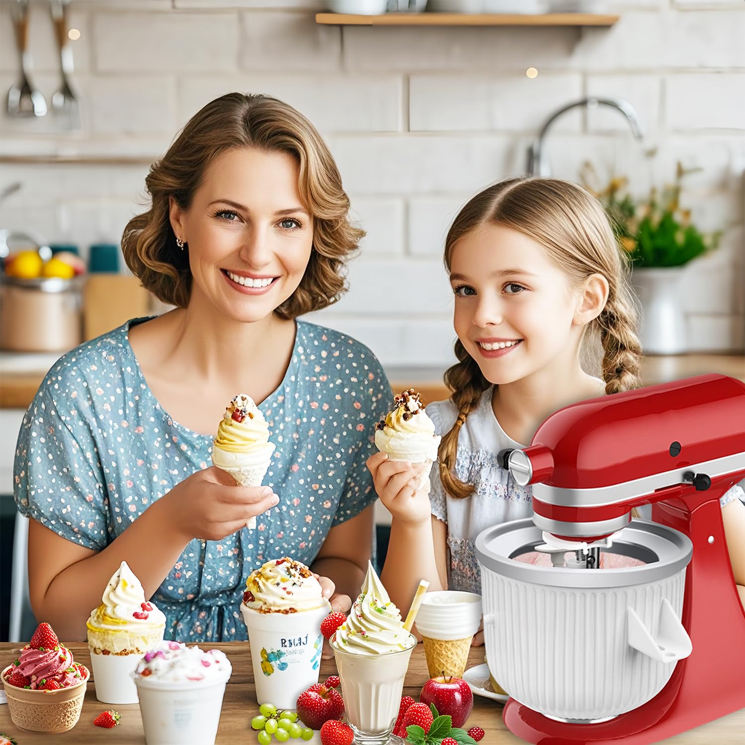 KitchenAid Ice Cream Maker Mixing Paddle - Replacement Part for Stand Mixer Attachments, Perfect for Homemade Frozen Treats and Desserts