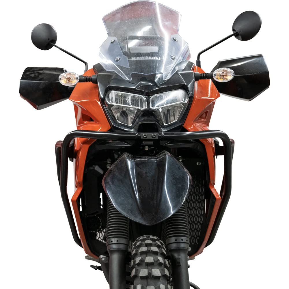Tusk Crash Bars - Black Engine Guards for Kawasaki KLR650 (2022-2025) | Motorcycle Protection for Off-Road & Adventure Riding