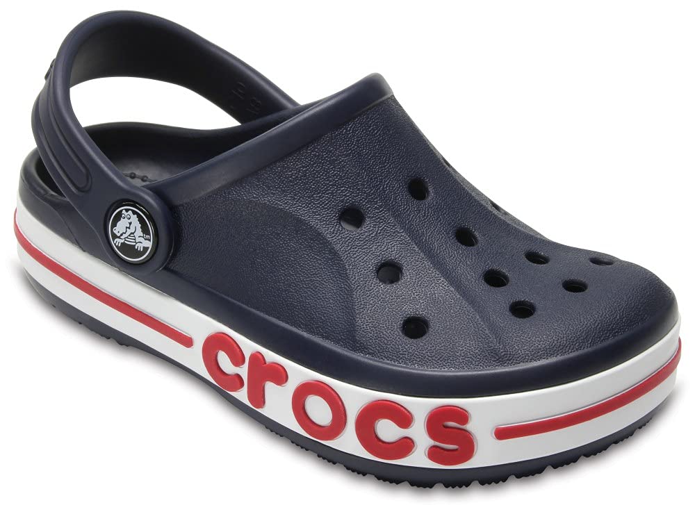 Crocs Unisex-Child Bayaband Clog | Comfortable Kids Water Shoes for Beach, Pool & Outdoor Play | Lightweight & Easy-Clean Slip-Ons