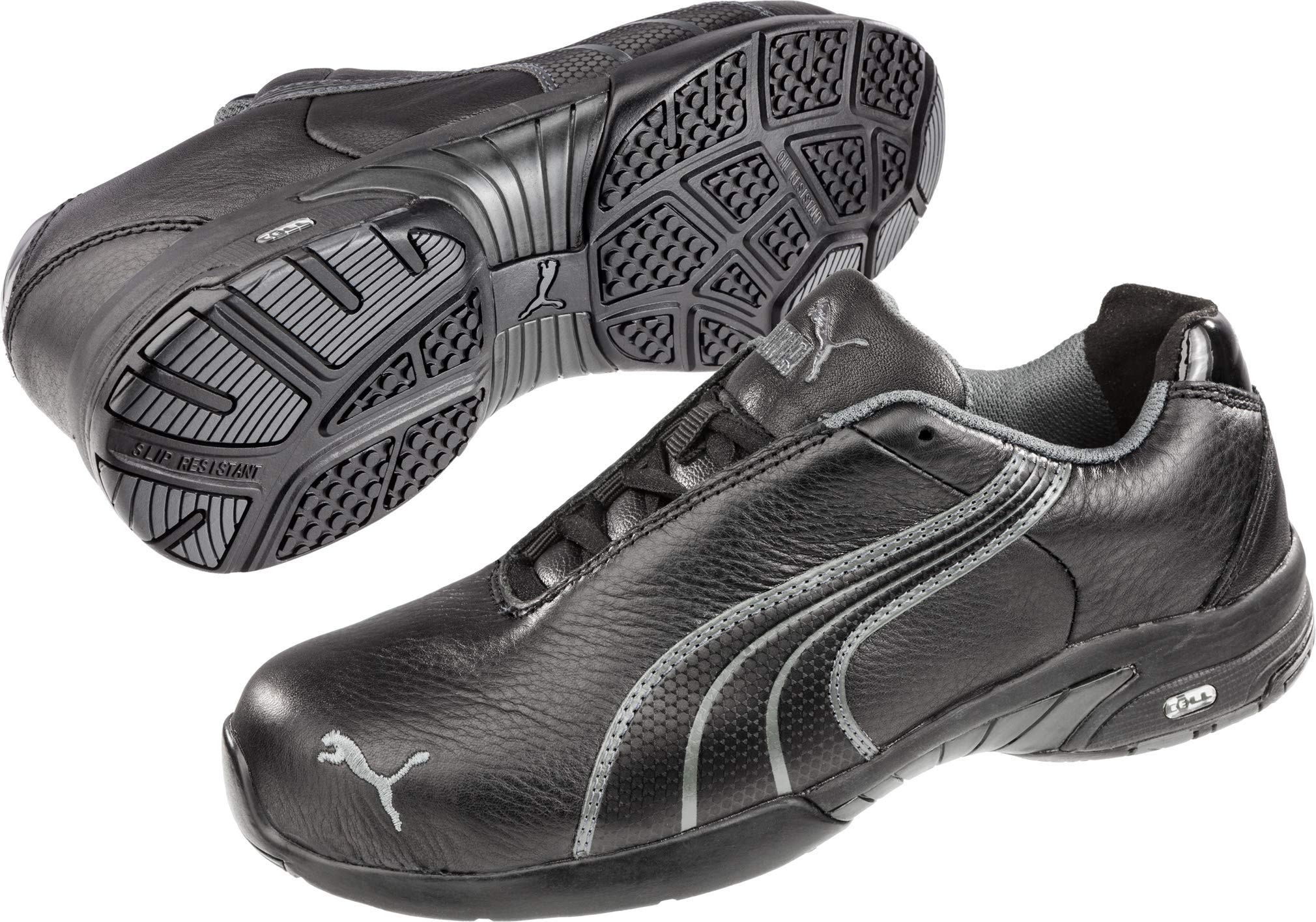 PUMA Women's Velocity SD Black Safety Trainers - Lightweight Non-Slip Work Shoes for Nurses, Chefs & Industrial Workers