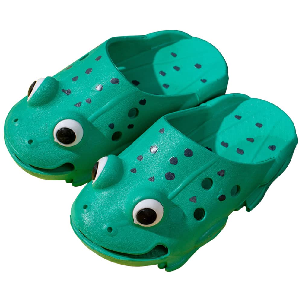**Unisex Frog Slippers - Cartoon Animal House Shoes for Men & Women - Soft Bathroom & Pool Sandals for Indoor/Outdoor Use**    *(Use Scenarios: Perfect for lounging at home, spa days, beach trips, or poolside relaxation.)*
