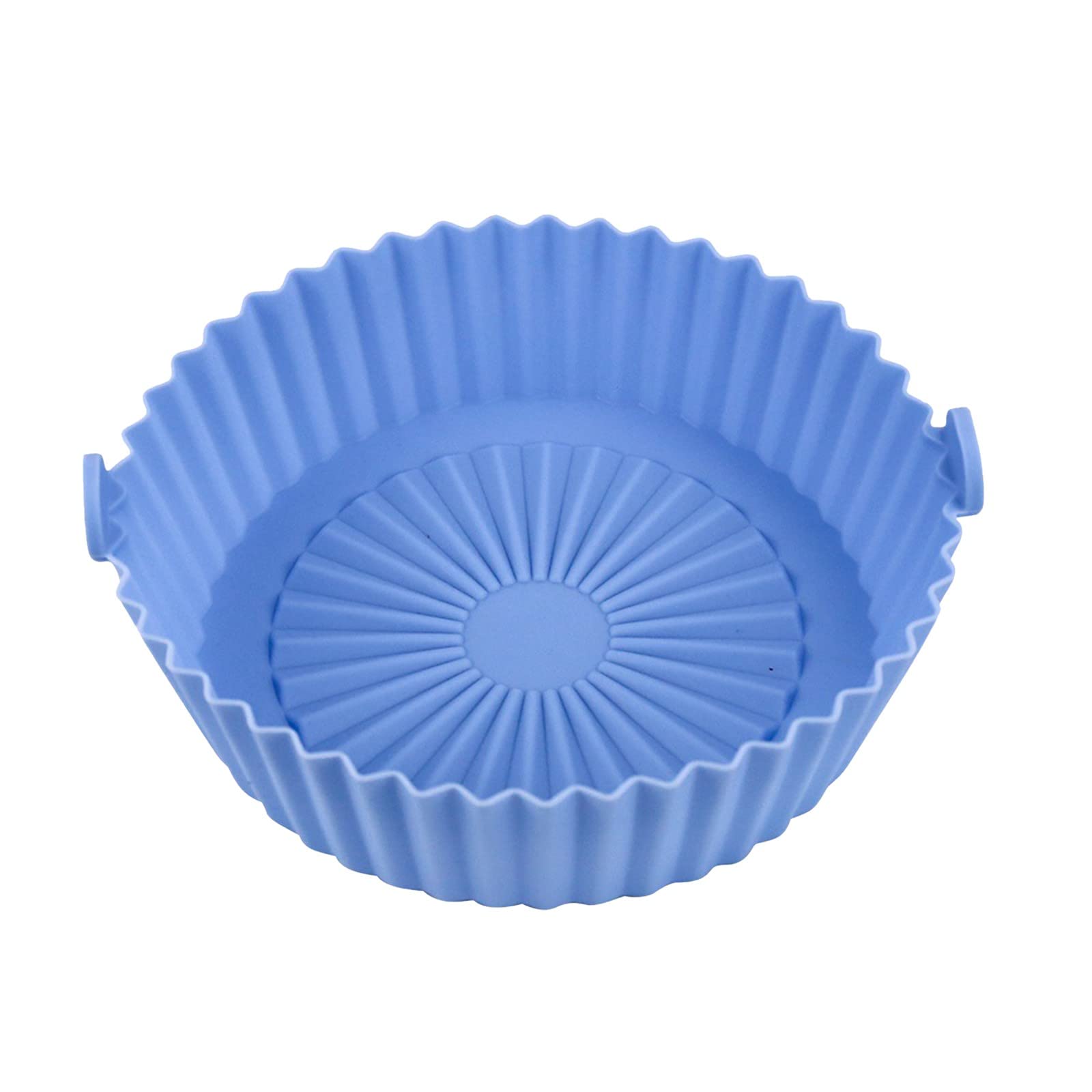 Non-Stick Silicone Baking Mat for Cake, Fryer Pan - Heat Resistant, Reusable, Dishwasher Safe - Perfect for Bakers & Chefs (Blue, One Size) - Ideal for Baking, Cooking, Air Fryer & Food Prep