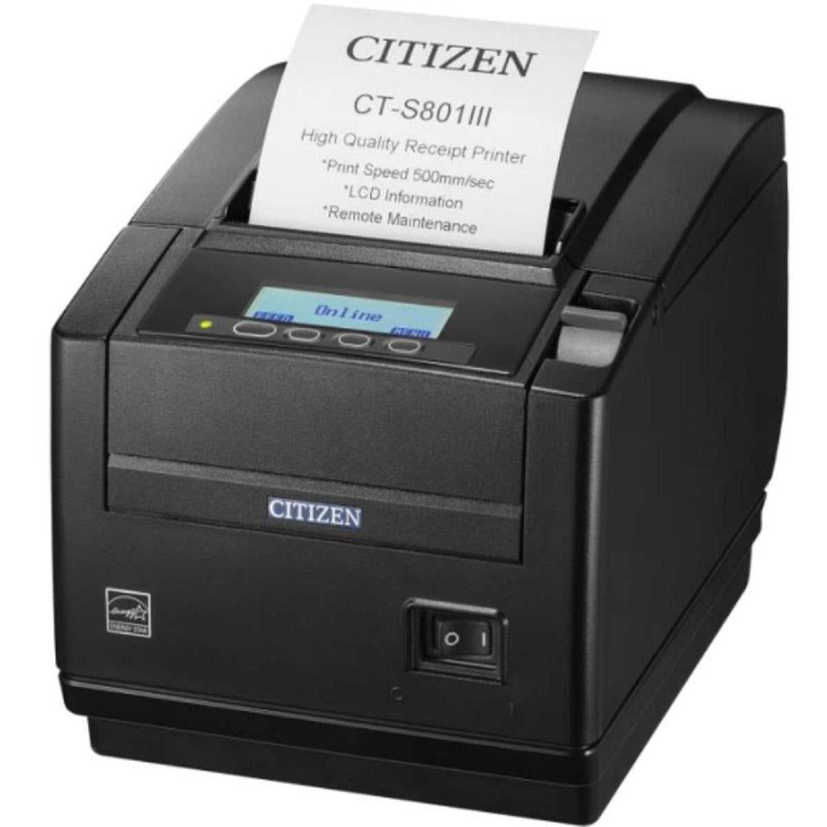 Citizen CT-S801III High-Speed POS Thermal Receipt Printer for Retail, Restaurant & Small Business - Compact, Reliable & Easy to Use