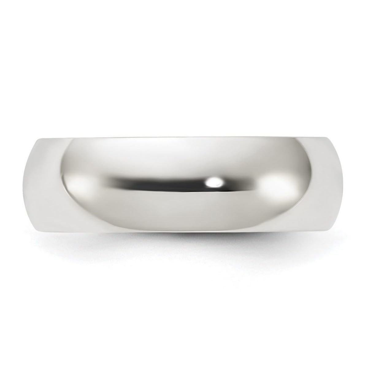 925 Sterling Silver Half Round Band Ring for Women & Men - Durable & Hypoallergenic Wedding, Engagement, or Fashion Jewelry - Available in Multiple Sizes (US 4-12) - Perfect for Gifts, Anniversaries & Everyday Wear