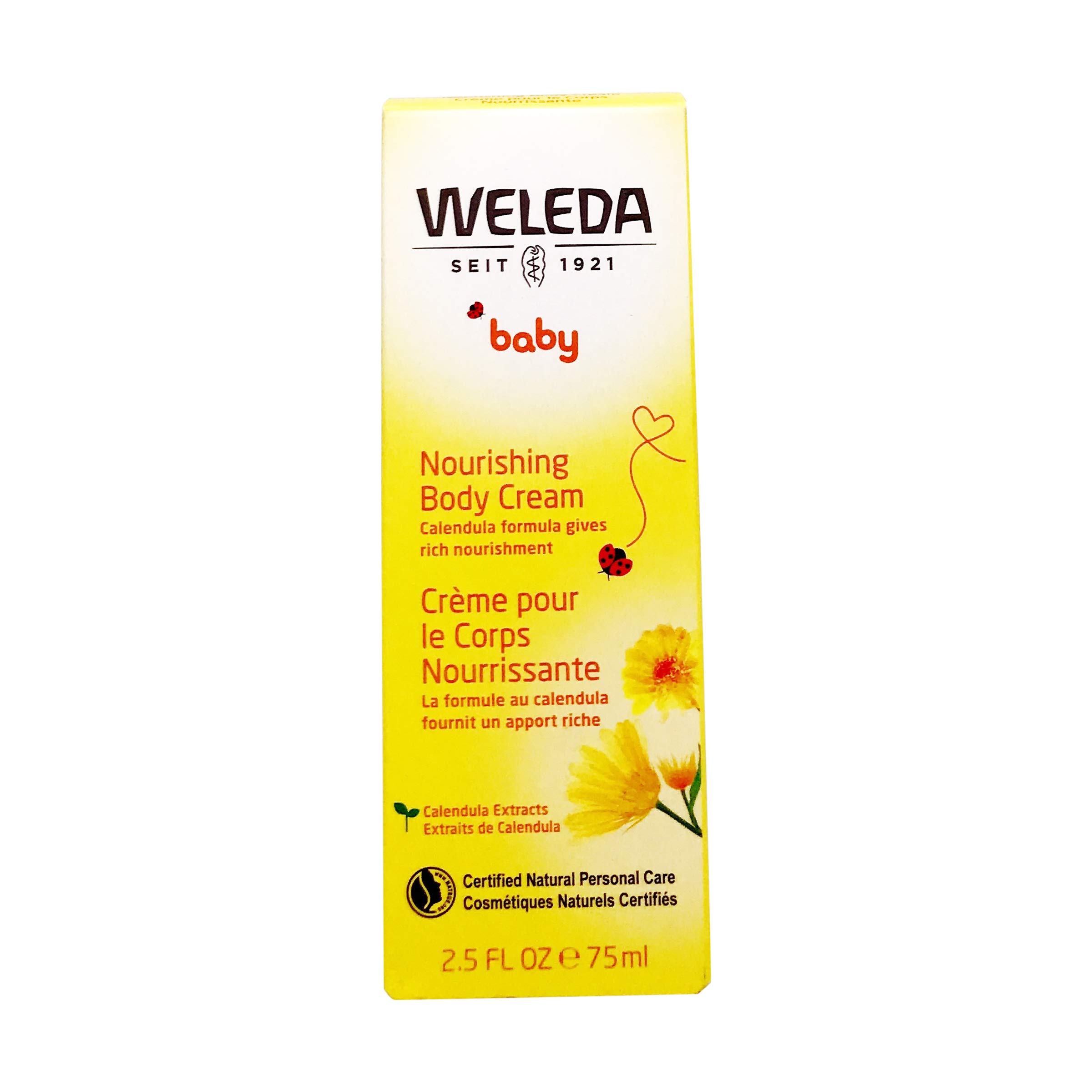 WELEDA Calendula Baby Body Cream 2.5 oz - Organic Diaper Rash Cream for Sensitive Skin | Gentle Moisturizer for Newborns & Infants | Perfect for Daily Baby Care & Eczema Relief
