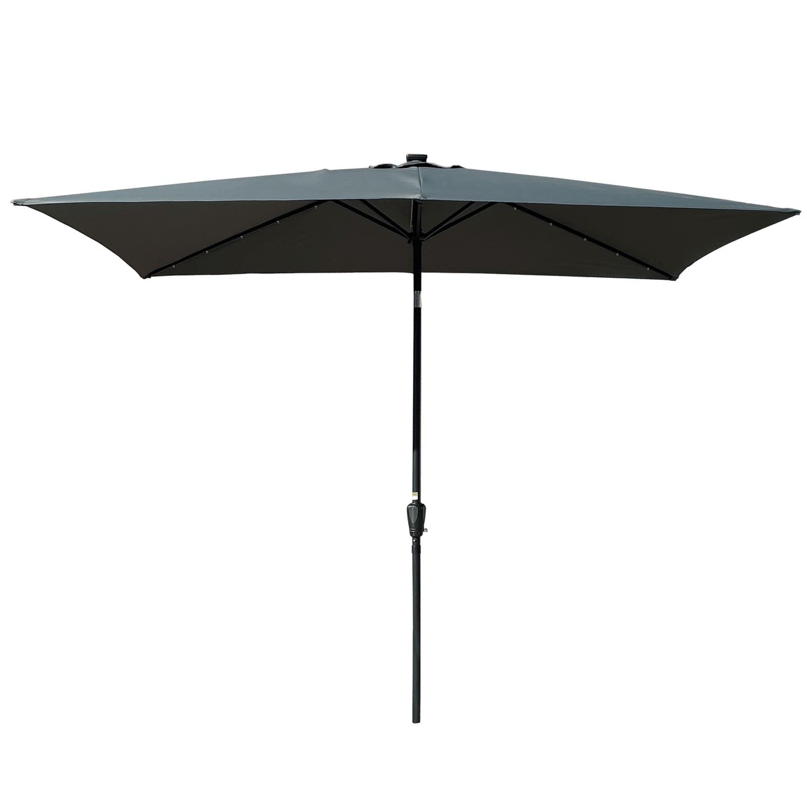 Solar Powered LED Patio Umbrella Lights - Windproof & Rustproof Outdoor Umbrella with Built-in Lights for Garden, Deck, Backyard, and Poolside Relaxation