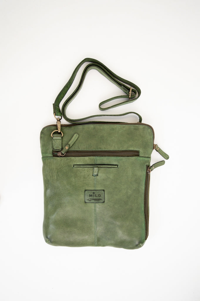 Stylish Olive Leather Handbag for Women - Premium Crossbody Purse with Adjustable Strap, Perfect for Work, Travel & Everyday Use