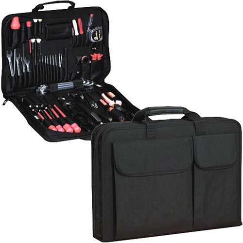 PLATT 641ZT Heavy Duty Machine Repair Tool Bag - 18.75 x 13.3 x 3.3 Inch Durable Soft Case for Mechanics & Technicians - Perfect for Industrial Maintenance, HVAC, and Electrical Tools Storage