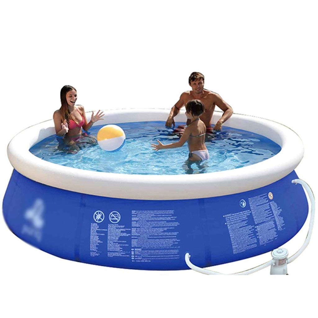 **Priority Culture Inflatable Swimming Pool – Large Round Blow Up Kiddie Pool for Kids & Family, Outdoor Above Ground Summer Swim Equipment – Perfect for Backyard, Beach, and Picnic Fun**